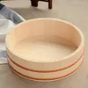 食器セット寿司ビビンバップ木製バレルシリアルコンテナライスバケツカバーミキシングパイン韓国の日本語