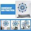 Wallpapers Folk-custom Mandala Stickers Office Fresh Cheese Pvc Wall Murals Peel Living Room