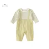 Dave Bella Baby Scossuit Romper Born Creeper Spring Boys swobodna moda czysta bawełna wygodna urocza DB1247988 240313