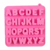 Baking Moulds 26 English Letter Square Fondant Cake Silicone Mold Chocolate Biscuit DIY