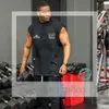 Erkek Tişörtleri Yaz Markası Erkek Spor Salonu Tank Tops Egzersiz Fitness Vücut Geliştirme Kolsuz Gömlek Erkek Egzersiz Pamuklu Fanilleştirme SPOR YEŞ