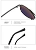 2024 Pilot Frame Ocean Sunglasses Women Fashion Summer Style Steam Punk Metal Brand Designer Sun Glasses Men UV400 Points