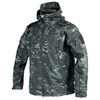 Militar Jaqueta Fina Homens À Prova D 'Água À Prova de Vento Forças Especiais Com Capuz Casacos Táticos Camo Primavera Outono Tubarão Pele Bomber Jaquetas q8Om #