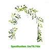 Dekorativa blommor pil Vine Artificial Flower Simulation Decoration Multi-Purpose Craft Art Decor for Balcony Home Garden Wedding