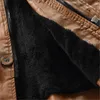 Winter Fleece Lederjacke Männer Einfarbig Mit Kapuze Warme Motorradjacken Fi LG Ledermantel Herren PU Graben Oberbekleidung o5PU #