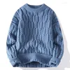 Men's Sweaters Winter Thermal Knit Loose Casual Jumper Brand Clothing Long Sleeve Sweaters/Man Pullover 4XL-M