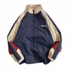 hip Hop Varsity Jacket Men Women Spring Autumn Patchwork Color Block Windbreaker Coats Mens Fi Loose Thin College Jackets P2xe#