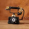 Amerikan Retro Telefon Süsleri Ev Oturma Odası Şarap Dolabı Dekorasyon Bar Atışları Nostaljik Telefon Modelleri