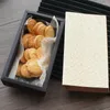 Confezione regalo 5 dimensioni Scegli 5 pezzi di scatola di carta ondulata beige con punto oro come fai da te cuocere biscotti caramelle fatte a mano compleanno festa di nozze regali imballaggio