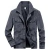 WellSome Men's Streetwear Motorcycle Corduroy Coats Winter Bomber Jackets Męski wiatrobójca multiapie