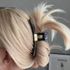 豪華なデザイナーヘアクリップクロージュエリーcカニクリップヒョウ穀物プラグ女性ヘアアクセサリーアクリルピンクサメクリップサイズ230U