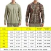 Sun Protecti T-shirts Mens LG Sleeve Hoodie Casual UV-SecoFt T-shirts andningsbara lättviktiga torra T-skjortor Topp S7AO#