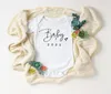 Baby Coming قريبًا 2021 Onesie Print Prategancy Edrenancy Budysuit Prominancy تكشف عن الجسدية الصغيرة