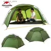 Tendas e abrigos Naturehike Cloud Peak Ultralight Tent Outdoor Camping 2 Person Tent Season 4 20D Silicone Hiking Tent com Free Pad T Zipper24327