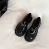 Mulheres mocassins sapatos femininos calçados casuais tênis tamancos oxfords deslizamento em modis estilo britânico preto apartamentos redondo toe dre 240320