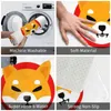 Carpets COOL DESIGN SHIB Doormat Rug Carpet Mat Footpad Bath Anti-slip Toilet Balcony Parlor Absorbent Dust Removal Anime Cartoon