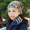 Berets Surprise Price Fashion 3 Used Women Flower Hat Scarf Knit Autumn Caps 4 Colors Casual Beanies Skullies Solid Bonnet