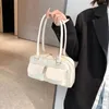 Borse a tracolla retrò con coulisse per donna Borsa sottobraccio chic in pelle PU Y2K Borsa a mano moda Borsa di lusso Designer Brand Mano casual