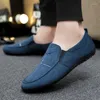 Casual Schoenen 2024 Lente Herfst Herenmode Ademend Wandelen Outdoor Zachte Bodem Loafers Slip-on Sneakers Voor Mannen