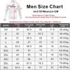 Roupa de banho masculina 2XS-4XL Proteção UV Lycra Rashguard Homens Manga Longa Maiô Swim Rash Guard Quick Dry Surf Driving T Shirt para Natação Novo 24327