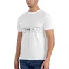 Polos masculinos Heads Will Kroll Camiseta clássica Tops de verão Camiseta preta masculina