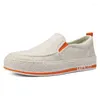 Scarpe casual Mocassini da uomo Lino Appartamenti traspiranti Espadrillas da uomo Slip-on Canvas Uomo Calzature da guida da pescatore