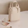 Kosmetiktaschen Brief PU-Ledertasche Elegante wasserdichte Reißverschluss-Make-up-Tasche Multifunktionshandtasche Reisewäsche