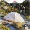 Zelte und Unterstände Naturehike Upgrade 20D 10D Cloud Up 2 Campingzelt 2-Personen-ultraleichtes Nylon-wasserdichtes Outdoor-Wanderzelt mit Reisematte24327