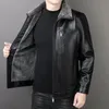 Neue Männer Rindsleder Mantel. Natürliche Qualität Männer echtes Leder Jacke Vintage Leder Kleidung Jacke für Männer Leder t8CY #