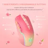 Mice Onikuma CW905 Pink Graduated Color RGB Wired Gaming Mouse USB interface 7 Buttons Design 6speed DPI LED for PC Gamer