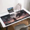 Pads Moon Samurai XXL Mouse Pad 900x400 Nonslip Rubber Keyboard Gaming Mats PlayMat Deskpad Computer and Office MousePad Anime Gamer