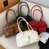 Borse a tracolla retrò con coulisse per donna Borsa sottobraccio chic in pelle PU Y2K Borsa a mano moda Borsa di lusso Designer Brand Mano casual