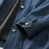 2022 Herfst Nieuwe Vintage Fi Mannen Retro Wo Revers Casual Denim Jasje Stijlvolle Kleding Jas High Street Wear F5IS #