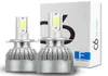 1 par de faróis de carro LED 9006 C6 72W 7600LM Farol Auto Styling H4 H7 H3 COB 880 H11 H1 Lâmpadas Luzes Eqarp96915463868794