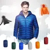 Novo casaco masculino ultra leve para baixo jaqueta masculina jaquetas quentes blusão leve casaco pena puffer parka casaco de penas k8ju #