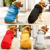 Vestuário para cães inverno roupas quentes com capuz moletom esportivo casaco roupas para cães pequenos médios grandes grandes gatos animais de estimação roupas de filhote de cachorro