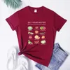 Dames T-shirts Eet je water T-shirt Grappige groenten Cadeau Tshirt Camiseta Leuke vrouwen Vegetarische Grunge Grafische T-shirt Top 5XL