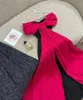 Robes de piste mode sirène célébrité pour les femmes jupe à épaules dénudées coupe ajustée sans manches robe avec nœud robe de soirée sur mesure