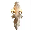 Wall Lamp French Style Cream Living Room Vintage Plaster Light Designer Embossed Art Tv Background Led Sconces