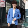 HOOO 2023 Hommes Busin Plaid Casual Blazer Jeunesse Automne Nouveau Slim Fit One-Butt Blazer Q6My #