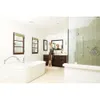 Corrimão de chuveiro de banheiro Seachrome 60,96 cm Coronado Designer, aço inoxidável, cromado polido