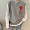 حب قلب النمط الربيع Crewneck Women Sweater Designer مريحة شخصية سلك متبكية خارج أزياء الاتجاه