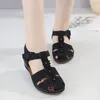 Sandalen Dames Bloemen Decoratie Zomer Comfortabel Platform Wedge Bohemen Schoenen Sandaal Massage Neon Dikke Zool Voor Dames