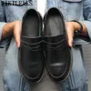 Casual Buty oryginalne skórzane mężczyźni COIFFEUR MENS Designer Wysokiej jakości chaussures homme cuir ayakkabi