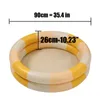 Diameter 90 cm Uppblåsbar pool Baby Toys Fshion Retro Förtjockade havsbollar Tält Tält för barn Summer Toy 240321