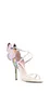 Patente feminina de fadies 2024 Couro grátis 10cm de salto de altura Bordado sólido bordado Sophia Webster Sandals de dedo do dedo do pé de uma linha Buckle estreita Sapatos rosa de banda 34-42 5