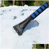 Ice Scraper Vehicle Cleaner Tool Snow Brushes Shovel Removal Brush Winter Cleaning Tools Car Truck Bus Cross Country Racing Drop Del D Otuoa