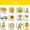 Party Decoration 2024 Sunflower Theme Spiral Pendant Birthday Scene Kids Boy Girl Baby Shower Hanging Banner