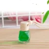 Essential Oils Diffusers Rhombic Car Pendant Per Bottle Glass Ornaments Empty Bottles Round Wooden Lid Air Freshener Tr0021 Drop Deliv Dh2Rj