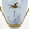 Vasos Antiga Decoração de Casa Cerâmica Porcelana Cobre Vermelho Mesa Recompensa Jar Vaso de Flores